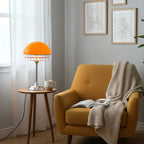 Table Lamp Integrated LED 3000K Glass Dome & Acrylic Discs
