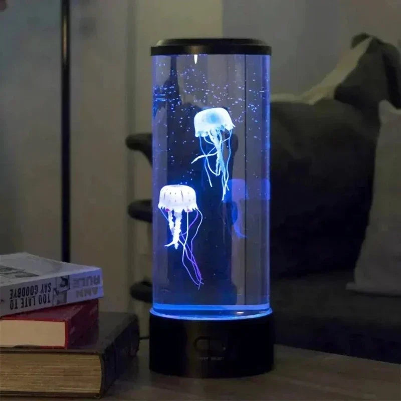 Table Lamp Jellyfish LED Color-Changing USB Powered