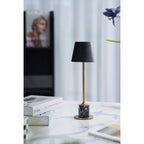 Table Lamp Marble Base USB Rechargeable Touch Control