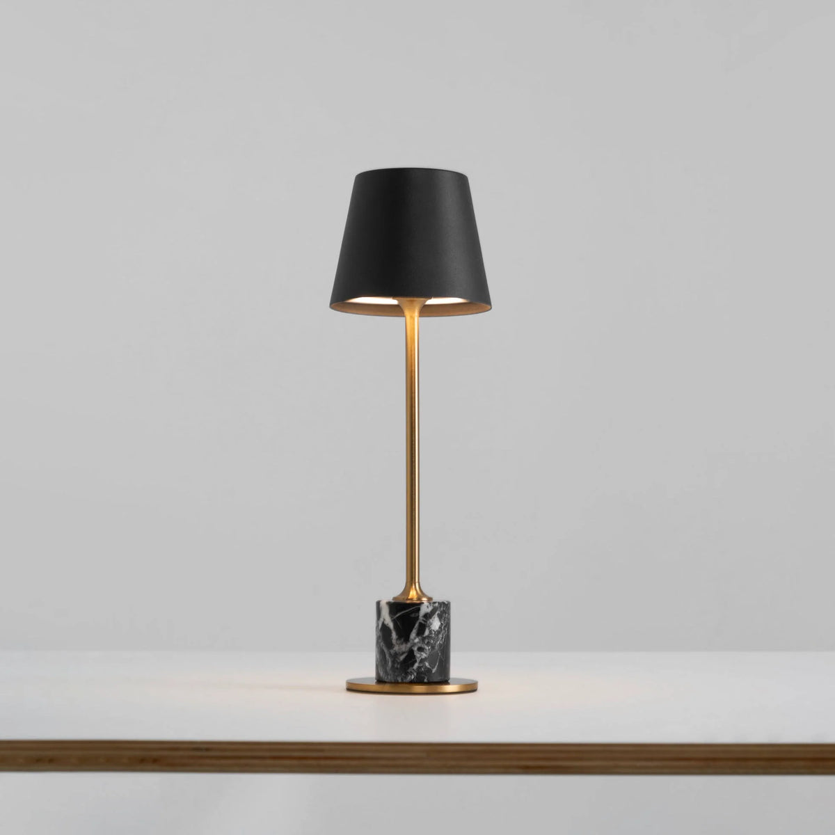 Table Lamp Marble Base USB Rechargeable Touch Control