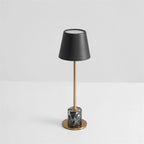 Table Lamp Marble Base USB Rechargeable Touch Control