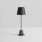 Table Lamp Marble Base USB Rechargeable Touch Control