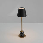 Table Lamp Marble Base USB Rechargeable Touch Control