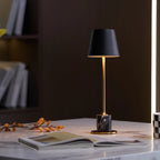 Table Lamp Marble Base USB Rechargeable Touch Control