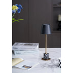 Table Lamp Marble Base USB Rechargeable Touch Control
