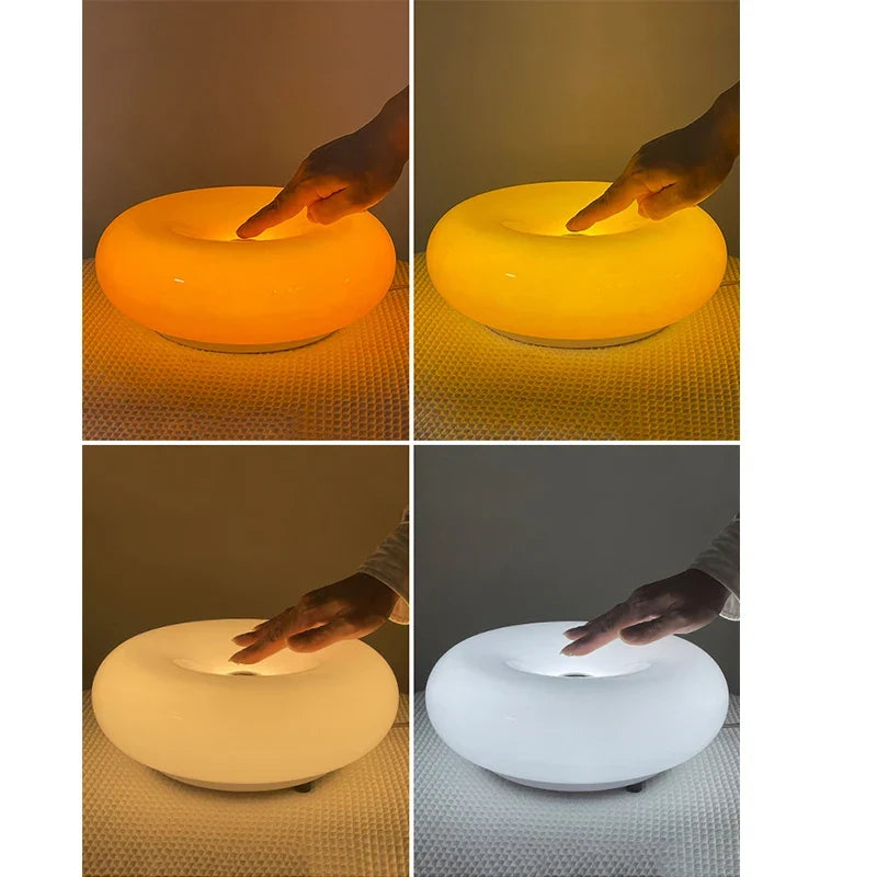 Table Lamp Mid-Century Adjustable Shade & Energy-Efficient LED