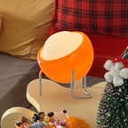 Table Lamp Mid-Century Colored Glass Globe Dimmable