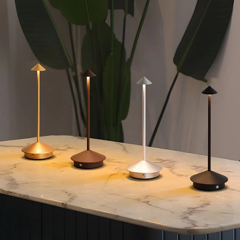 Table Lamp Minimalist Wireless USB Rechargeable