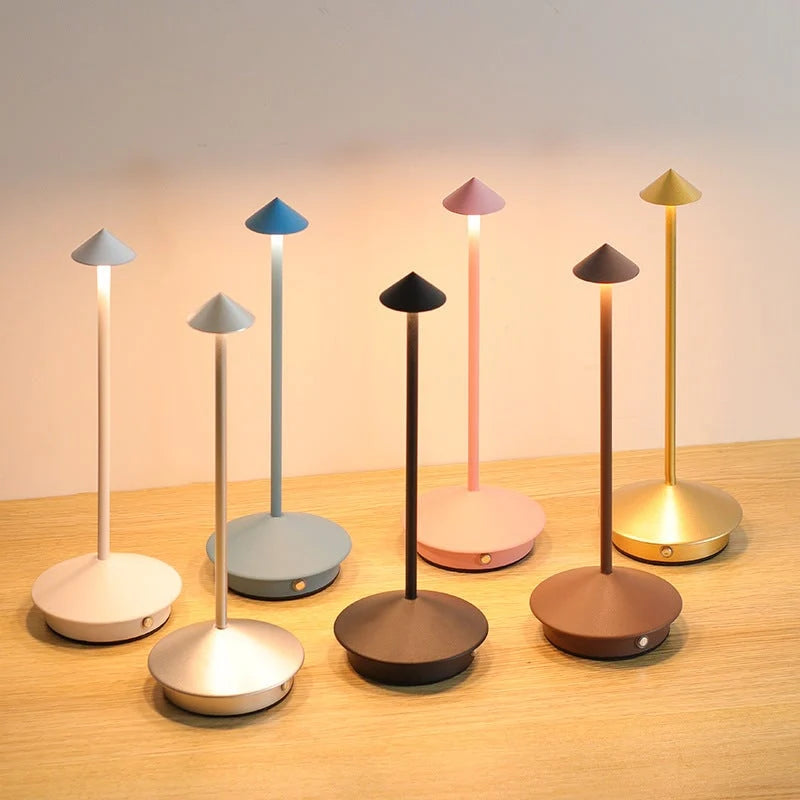 Table Lamp Minimalist Wireless USB Rechargeable