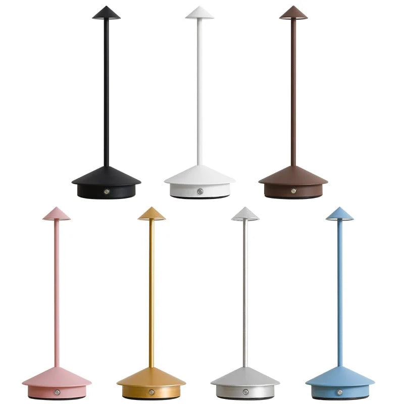 Table Lamp Minimalist Wireless USB Rechargeable