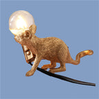 Table Lamp Mouse-Shaped Resin Ambient Lighting