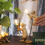 Table Lamp Mouse-Shaped Resin Ambient Lighting