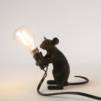 Table Lamp Mouse-Shaped Resin Ambient Lighting