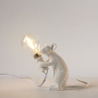 Table Lamp Mouse-Shaped Resin Ambient Lighting