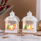 Table Lamp Moving Figures Warm White LED