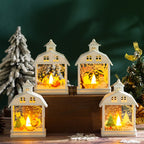 Table Lamp Moving Figures Warm White LED
