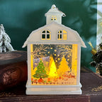 Table Lamp Moving Winter Scene & Warm White LED