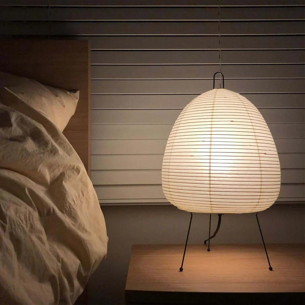 Table Lamp Mulberry Paper Soft Ambient Light