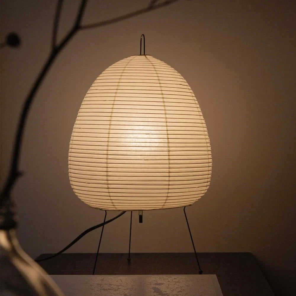Table Lamp Mulberry Paper Soft Ambient Light