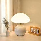 Table Lamp Mushroom Ceramic LED Three Temperature Settings