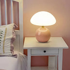 Table Lamp Mushroom Ceramic LED Three Temperature Settings