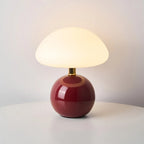Table Lamp Mushroom Ceramic LED Three Temperature Settings