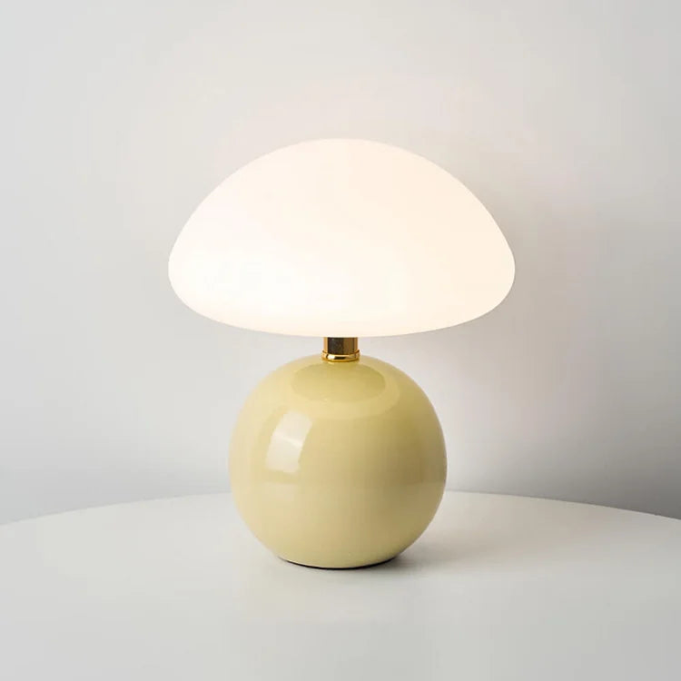 Table Lamp Mushroom Ceramic LED Three Temperature Settings