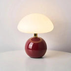 Table Lamp Mushroom Glass Integrated LED 3 Light Modes