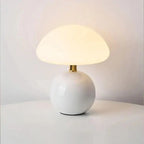 Table Lamp Mushroom Glass Integrated LED 3 Light Modes