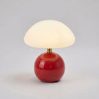 Table Lamp Mushroom Glass Integrated LED 3 Light Modes