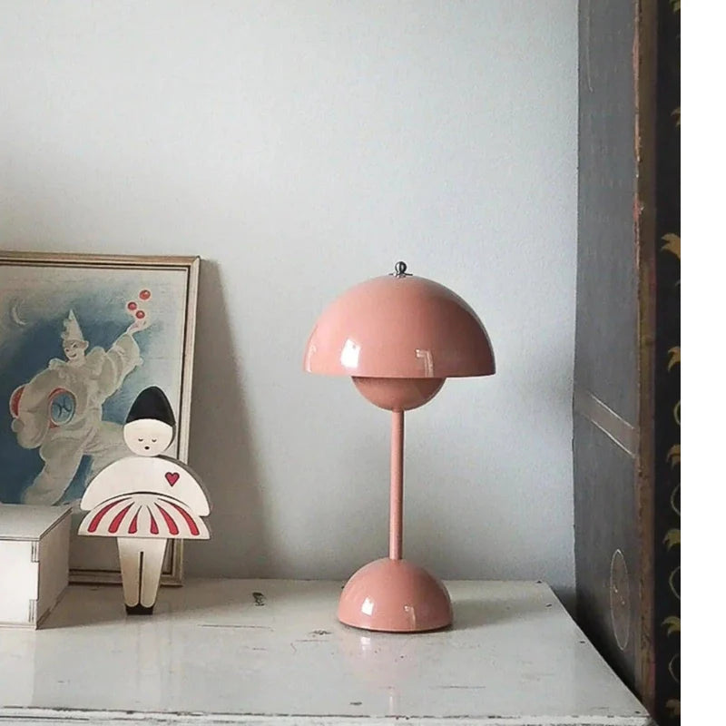 Table Lamp Petal Design Stepless Dimmable LED