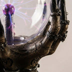 Table Lamp Plasma Globe Touch-Activated Resin Base