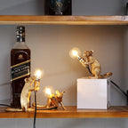 Table Lamp Playful Mouse Design Warm Ambient Light