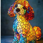 Table Lamp Poodle Warm LED USB & Battery