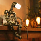 Table Lamp Poseable Dimmable Brass Finish