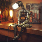 Table Lamp Poseable Dimmable Brass Finish