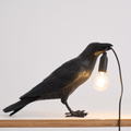 Table Lamp Raven Resin Sculpture E14 Socket