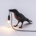 Table Lamp Raven Resin Sculpture E14 Socket
