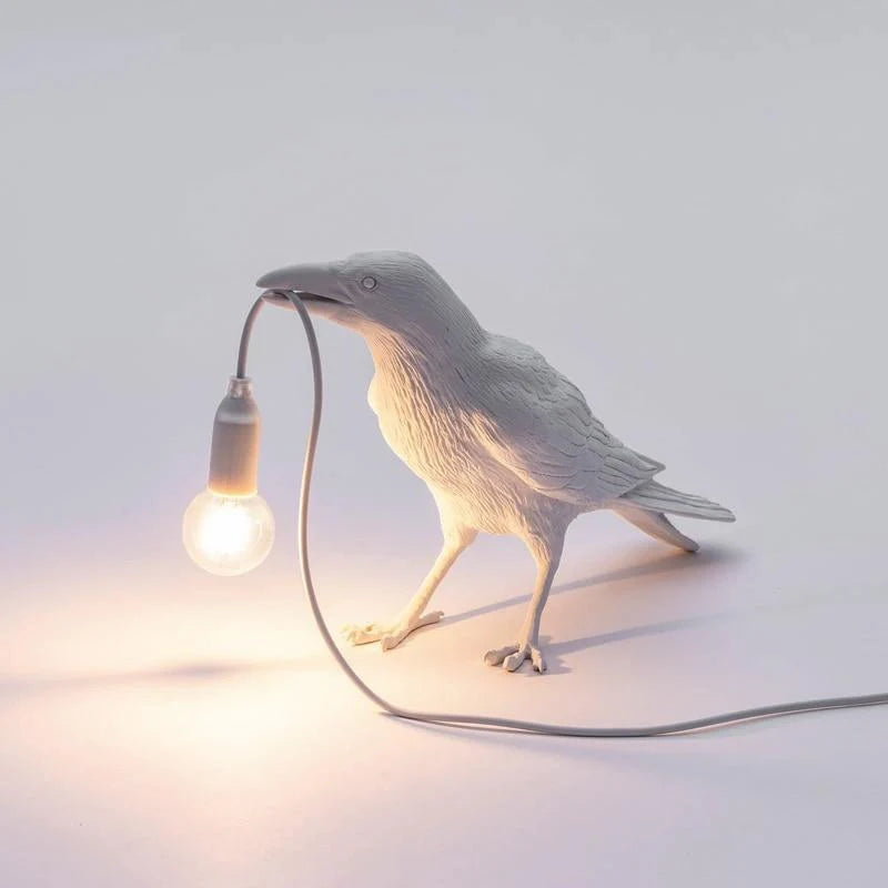 Table Lamp Raven Silhouette Warm Ambient LED