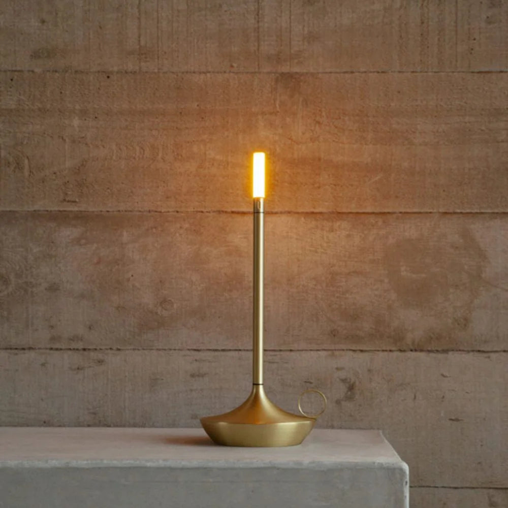 Table Lamp Rechargeable Cordless Warm Candlelight