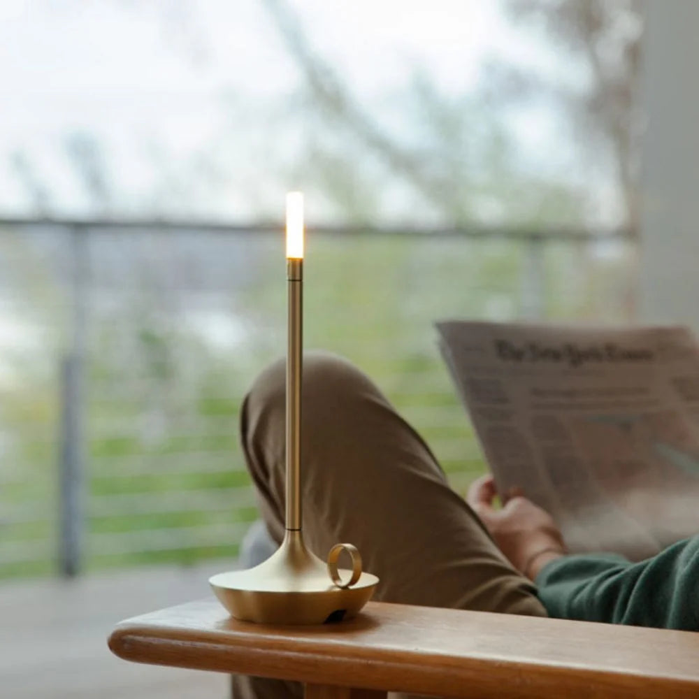 Table Lamp Rechargeable Cordless Warm Candlelight