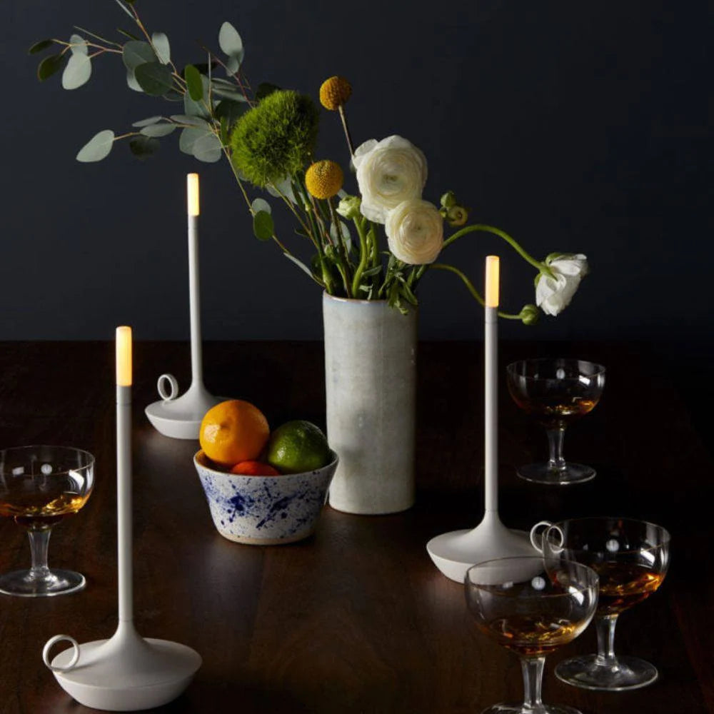Table Lamp Rechargeable & Cordless Warm Candlelight Glow