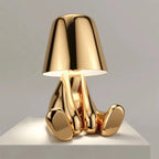 Table Lamp Rechargeable & Cordless Warm Light Metal Frame
