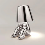 Table Lamp Rechargeable & Cordless Warm Light Metal Frame