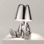 Table Lamp Rechargeable & Cordless Warm Light Metal Frame