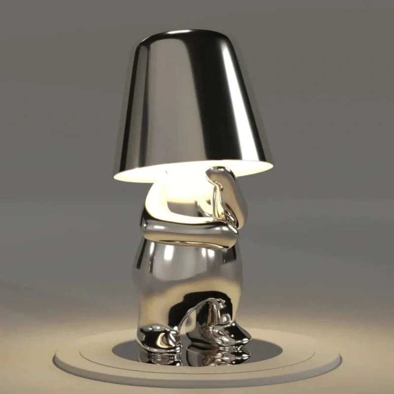 Table Lamp Rechargeable LED Dimmable Cartoon Design