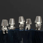 Table Lamp Rechargeable LED Dimmable Cartoon Design