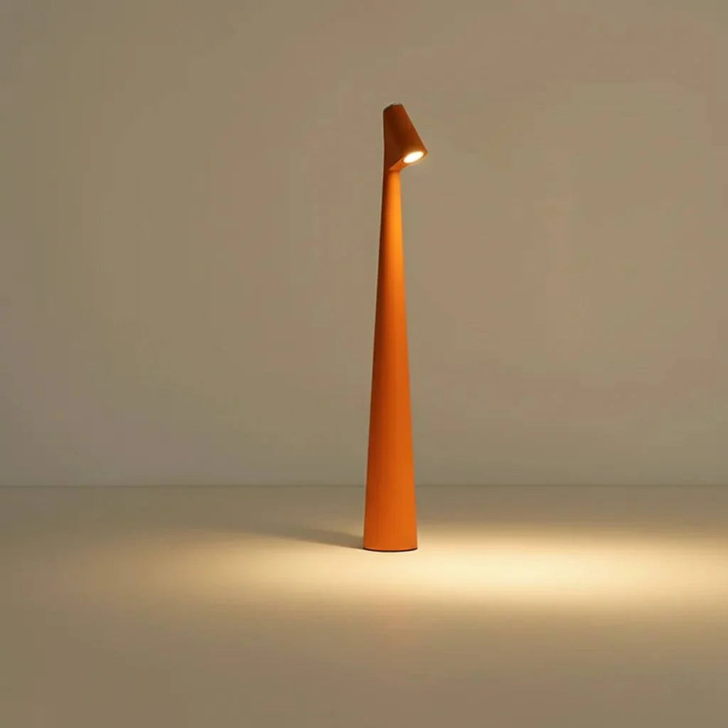 Table Lamp Rechargeable LED Metal & Glass