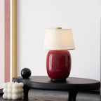 Table Lamp Rechargeable Touch Control Linen Shade