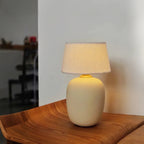 Table Lamp Rechargeable Touch Control Linen Shade